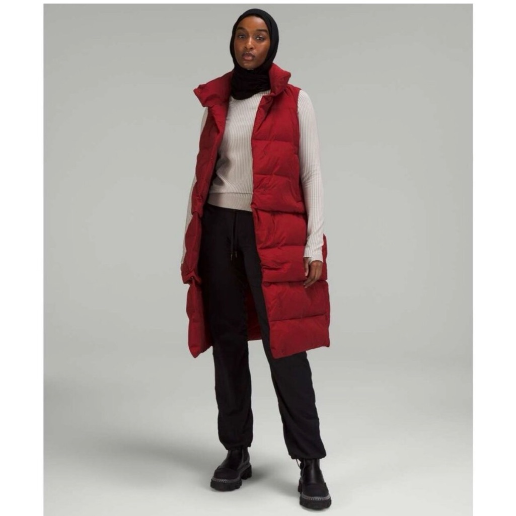 Lululemon Red Puffer Vest/Coat